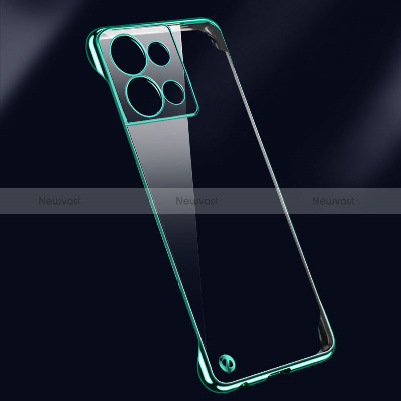 Transparent Crystal Hard Case Back Cover H03 for Oppo Reno8 5G