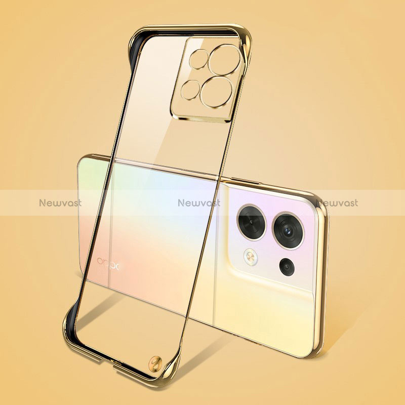 Transparent Crystal Hard Case Back Cover H03 for Oppo Reno8 Pro+ Plus 5G