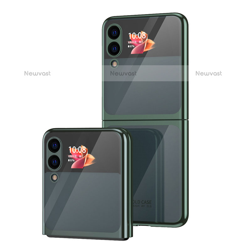 Transparent Crystal Hard Case Back Cover H03 for Samsung Galaxy Z Flip3 5G