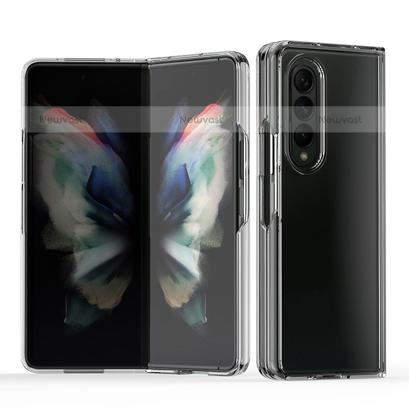 Transparent Crystal Hard Case Back Cover H03 for Samsung Galaxy Z Fold3 5G