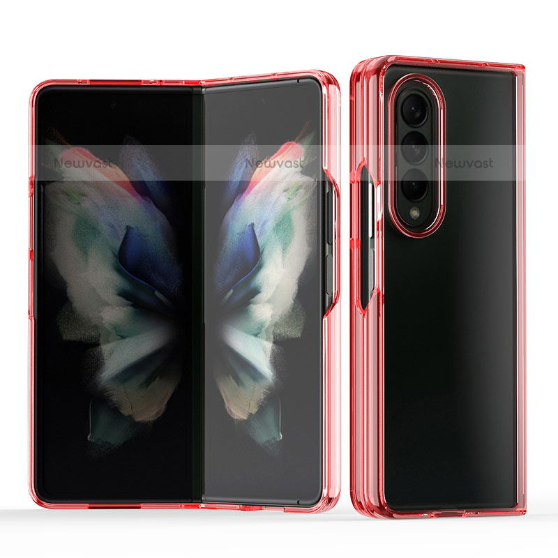 Transparent Crystal Hard Case Back Cover H03 for Samsung Galaxy Z Fold3 5G