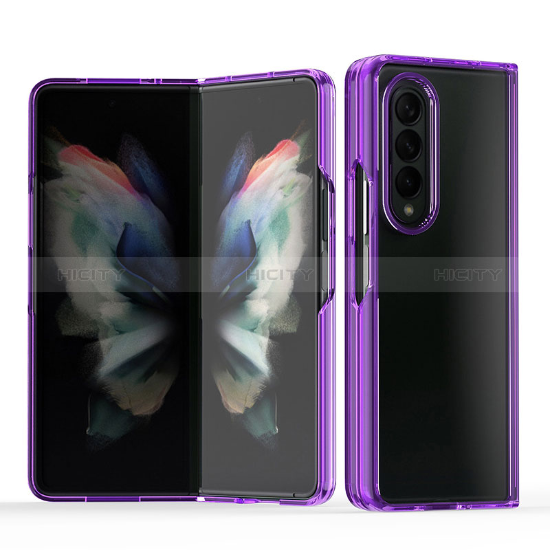 Transparent Crystal Hard Case Back Cover H03 for Samsung Galaxy Z Fold4 5G