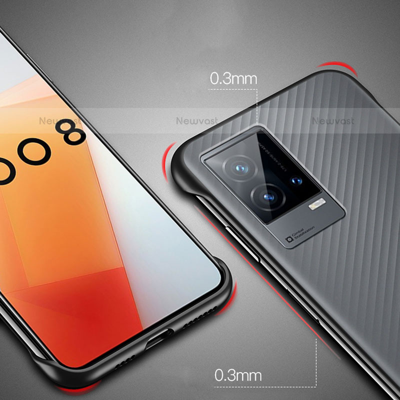 Transparent Crystal Hard Case Back Cover H03 for Vivo iQOO 8 5G