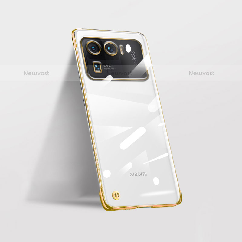 Transparent Crystal Hard Case Back Cover H03 for Xiaomi Mi 11 Ultra 5G Gold