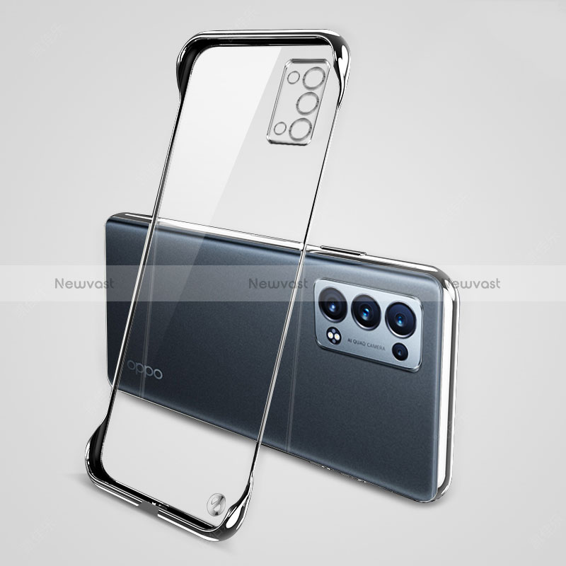 Transparent Crystal Hard Case Back Cover H04 for Oppo Reno6 Pro 5G
