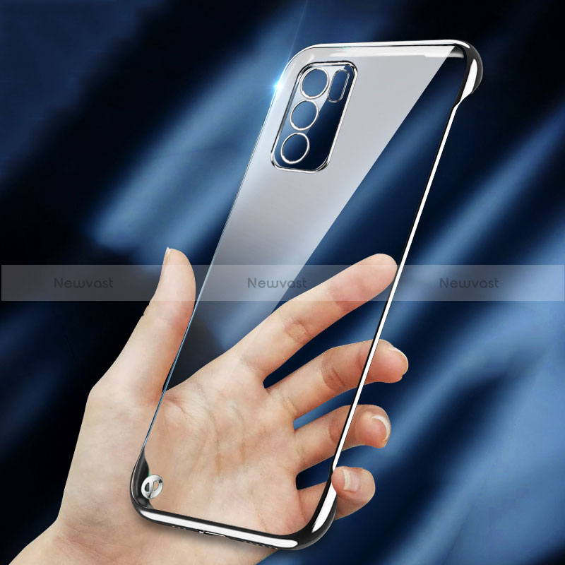 Transparent Crystal Hard Case Back Cover H04 for Oppo Reno6 Pro 5G India