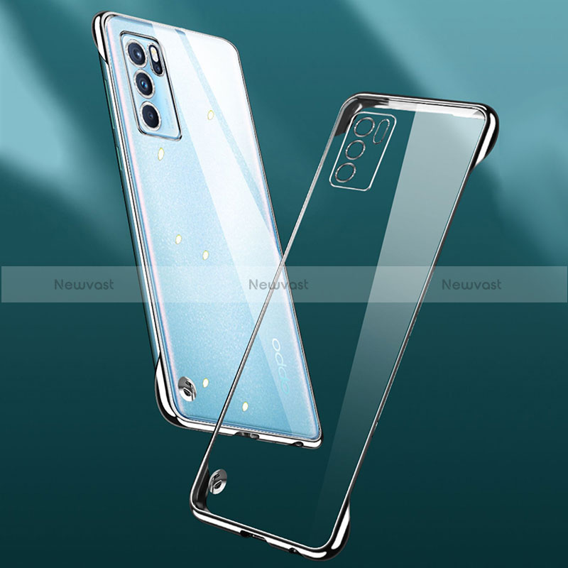 Transparent Crystal Hard Case Back Cover H04 for Oppo Reno6 Pro 5G India