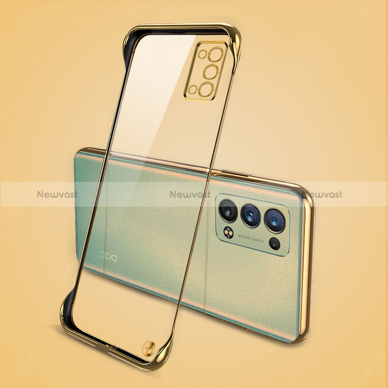 Transparent Crystal Hard Case Back Cover H04 for Oppo Reno6 Pro+ Plus 5G