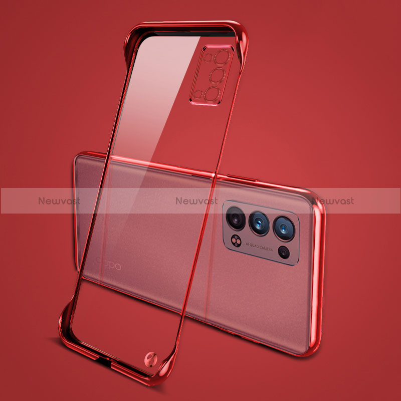 Transparent Crystal Hard Case Back Cover H04 for Oppo Reno6 Pro+ Plus 5G