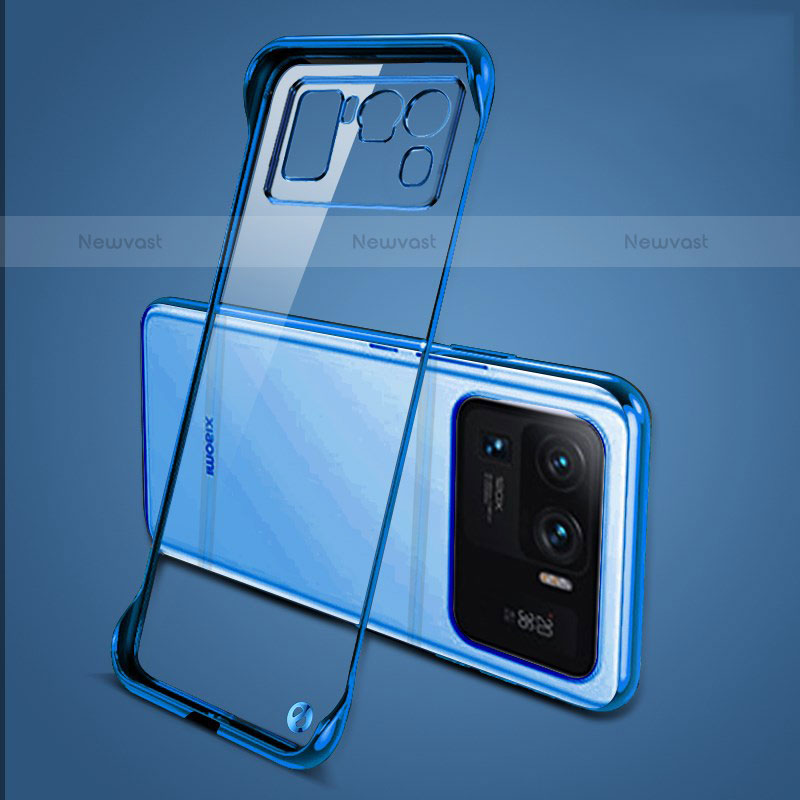 Transparent Crystal Hard Case Back Cover H04 for Xiaomi Mi 11 Ultra 5G Blue