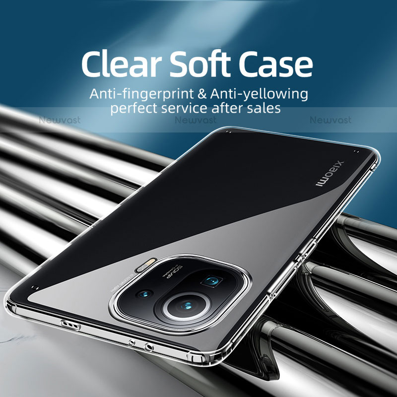 Transparent Crystal Hard Case Back Cover H05 for Xiaomi Mi 11 Pro 5G