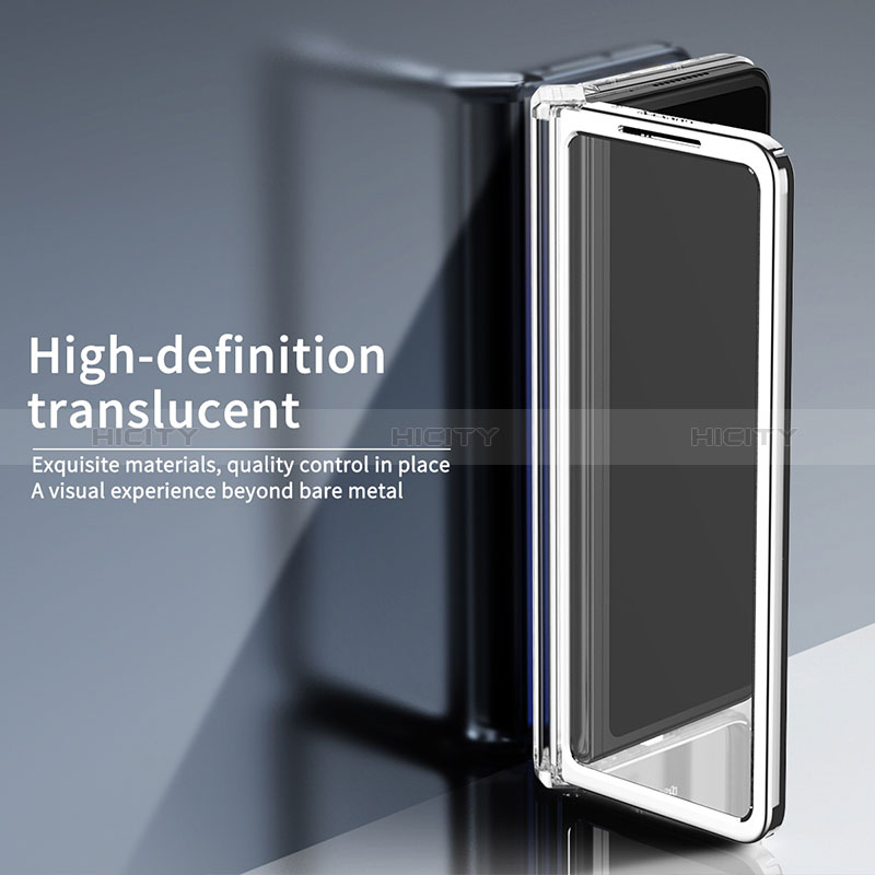 Transparent Crystal Hard Case Back Cover H06 for Samsung Galaxy Z Fold4 5G