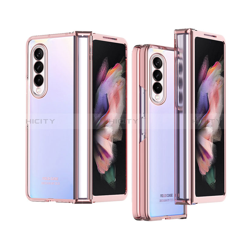 Transparent Crystal Hard Case Back Cover H06 for Samsung Galaxy Z Fold4 5G