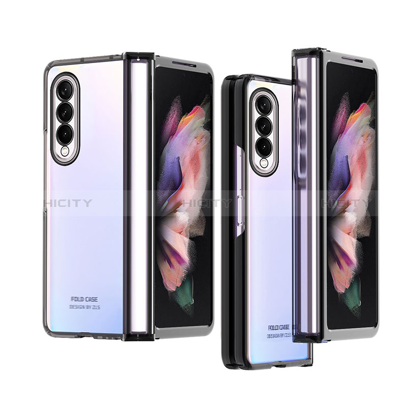 Transparent Crystal Hard Case Back Cover H06 for Samsung Galaxy Z Fold4 5G