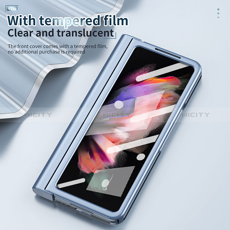 Transparent Crystal Hard Case Back Cover H07 for Samsung Galaxy Z Fold4 5G