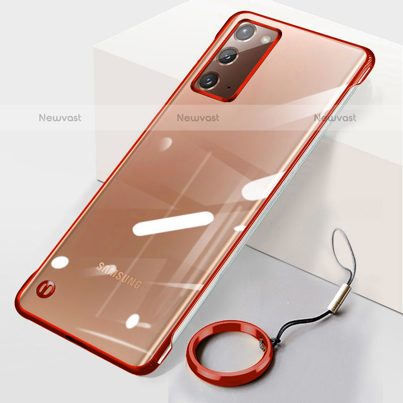 Transparent Crystal Hard Case Back Cover JS1 for Samsung Galaxy Note 20 5G
