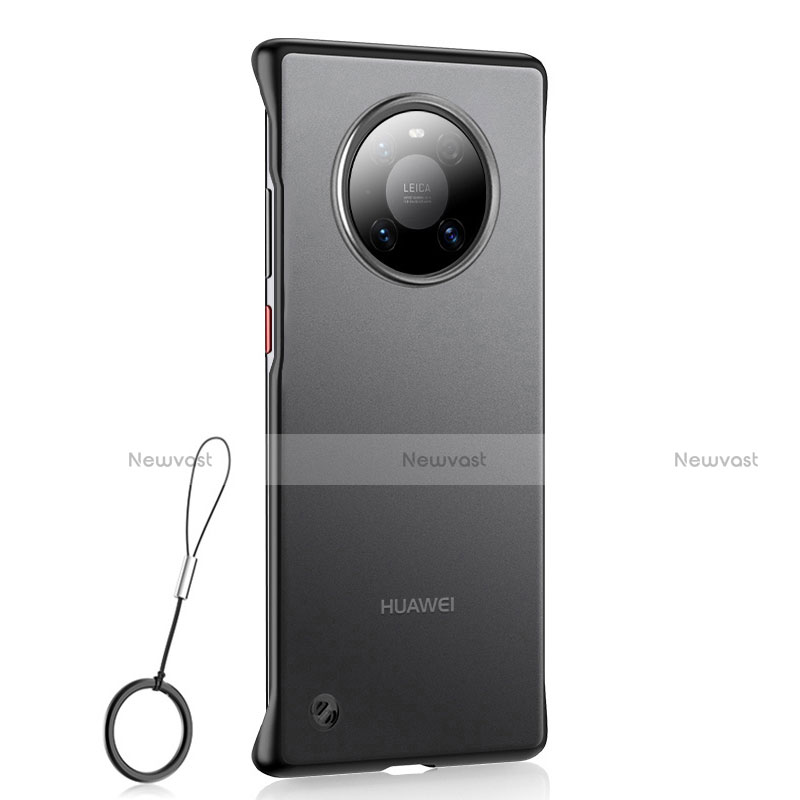 Transparent Crystal Hard Case Back Cover S01 for Huawei Mate 40 Black
