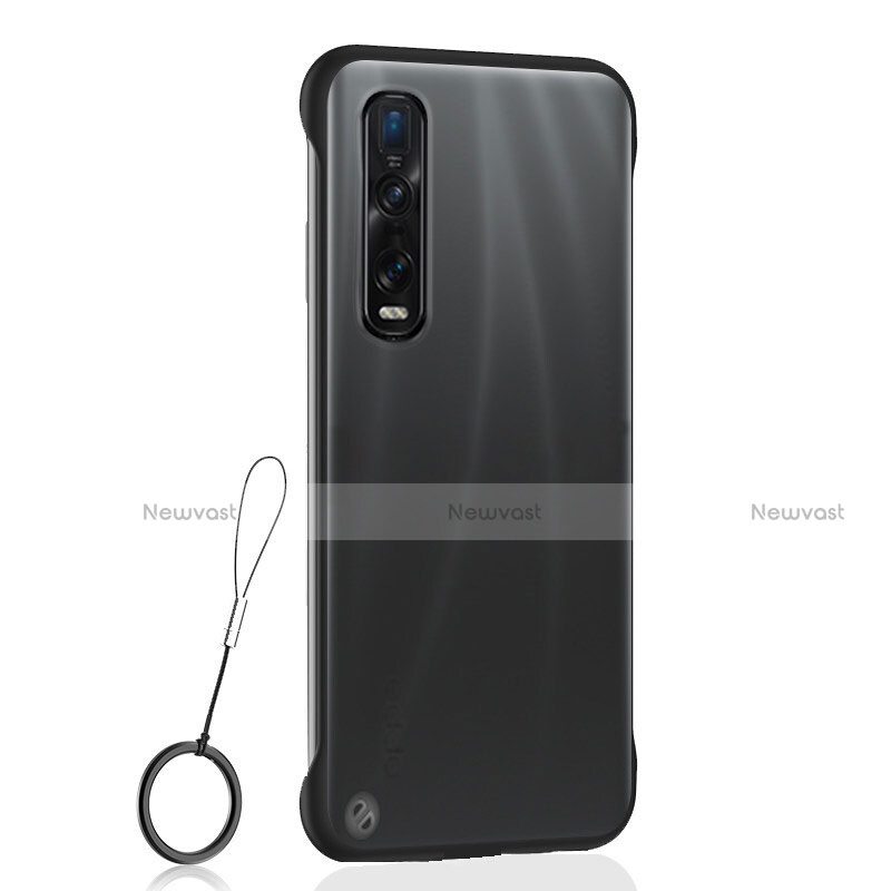 Transparent Crystal Hard Case Back Cover S01 for Oppo Find X2 Pro