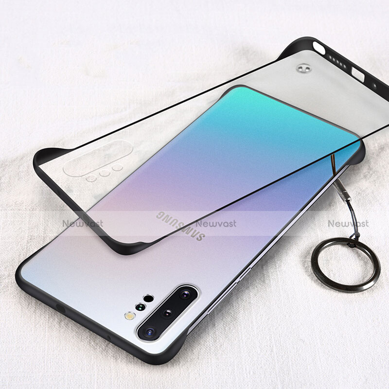 Transparent Crystal Hard Case Back Cover S01 for Samsung Galaxy Note 10 Plus