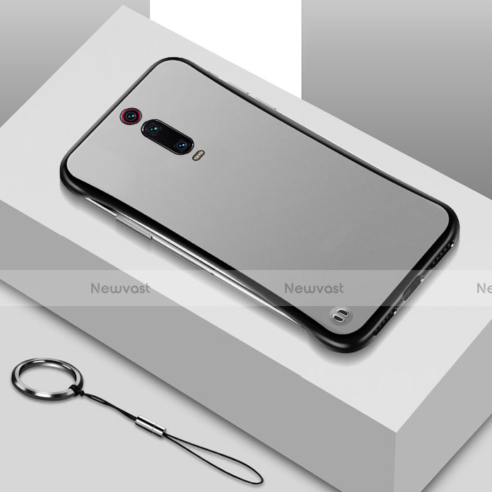Transparent Crystal Hard Case Back Cover S01 for Xiaomi Redmi K20 Pro Black