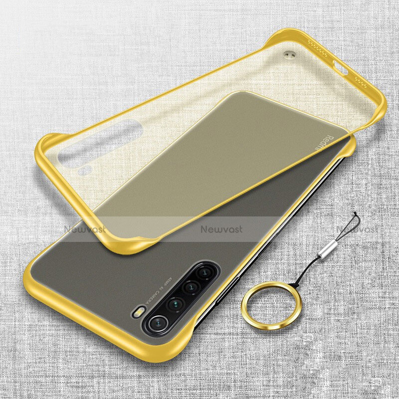 Transparent Crystal Hard Case Back Cover S01 for Xiaomi Redmi Note 8 (2021)