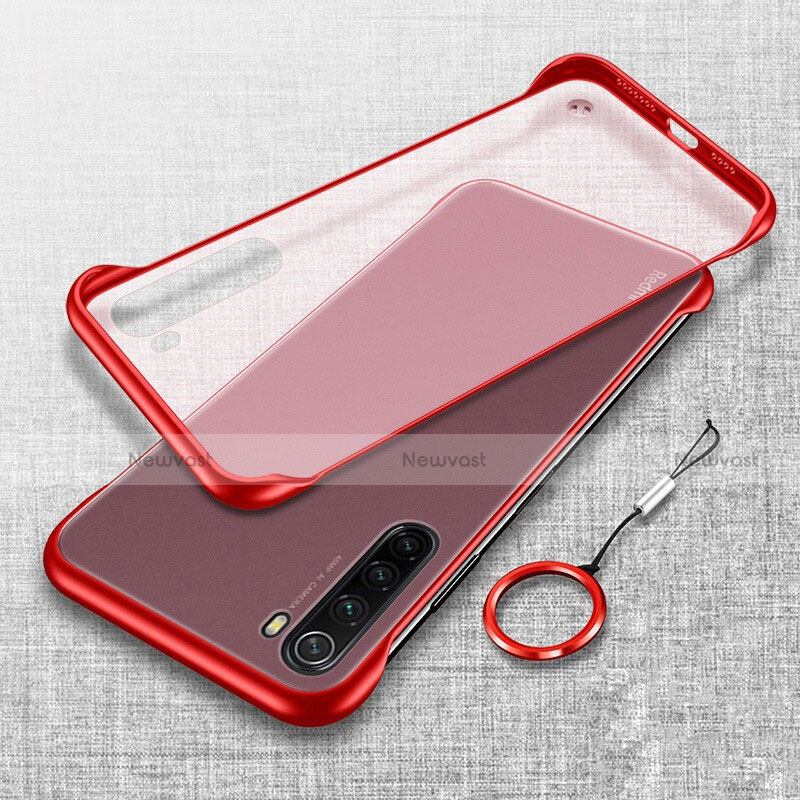 Transparent Crystal Hard Case Back Cover S01 for Xiaomi Redmi Note 8T