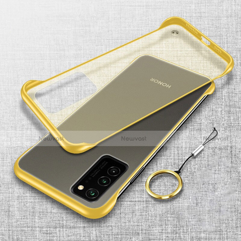 Transparent Crystal Hard Case Back Cover S02 for Huawei Honor View 30 Pro 5G