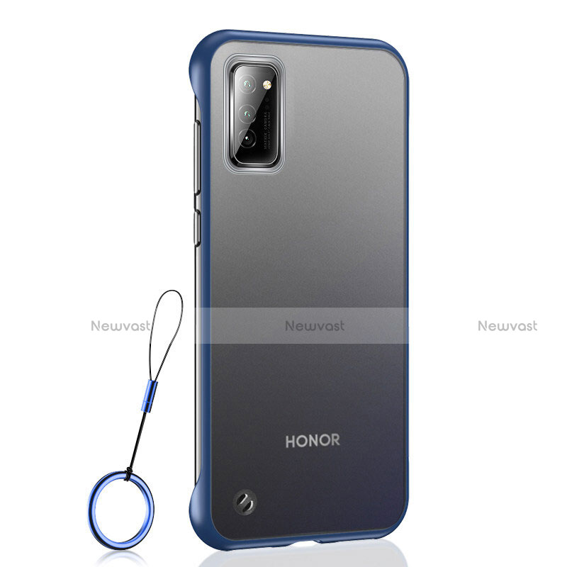 Transparent Crystal Hard Case Back Cover S04 for Huawei Honor V30 5G