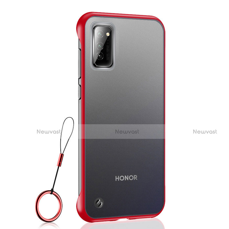 Transparent Crystal Hard Case Back Cover S04 for Huawei Honor View 30 5G