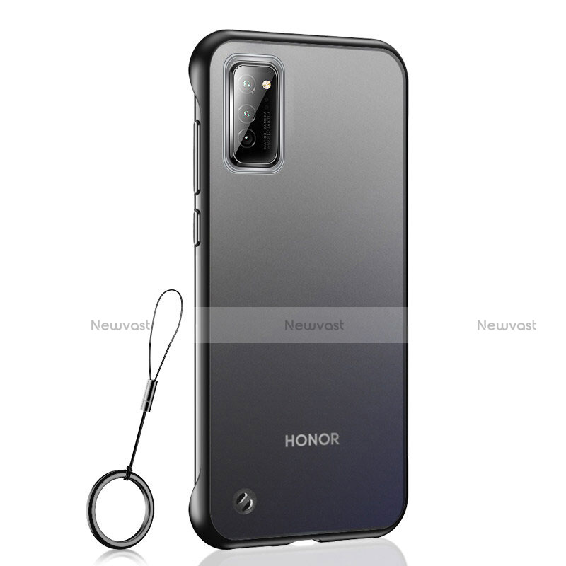 Transparent Crystal Hard Case Back Cover S04 for Huawei Honor View 30 5G