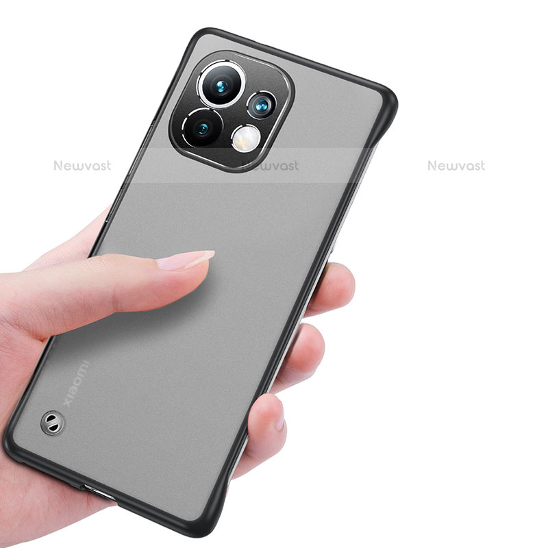 Transparent Crystal Hard Case Back Cover S04 for Xiaomi Mi 11 Lite 4G