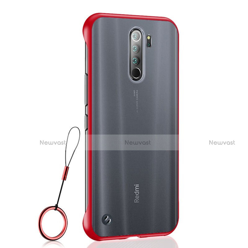 Transparent Crystal Hard Case Back Cover S04 for Xiaomi Redmi Note 8 Pro