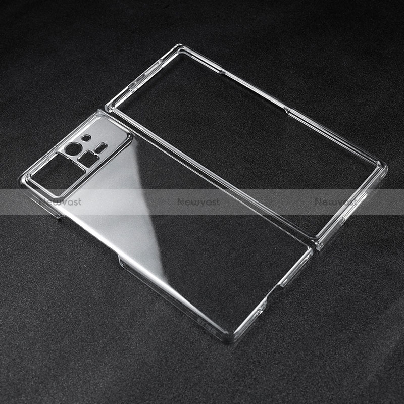 Transparent Crystal Hard Case Back Cover T02 for Xiaomi Mix Fold 2 5G Clear