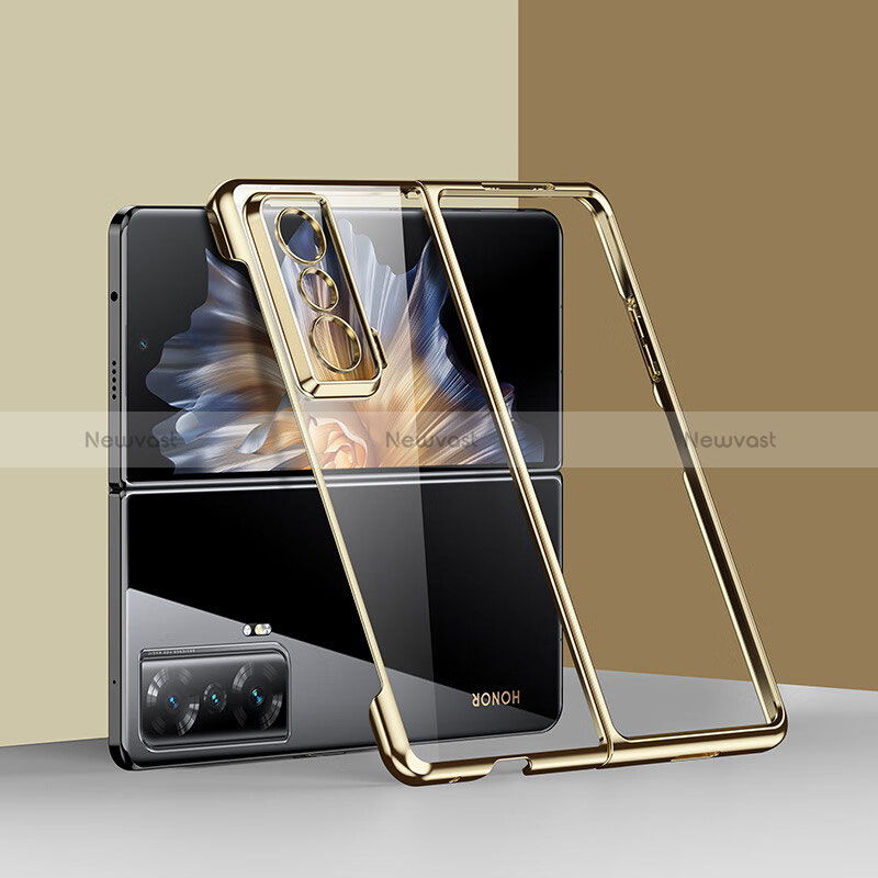 Transparent Crystal Hard Case Back Cover ZL1 for Huawei Honor Magic Vs Ultimate 5G Gold