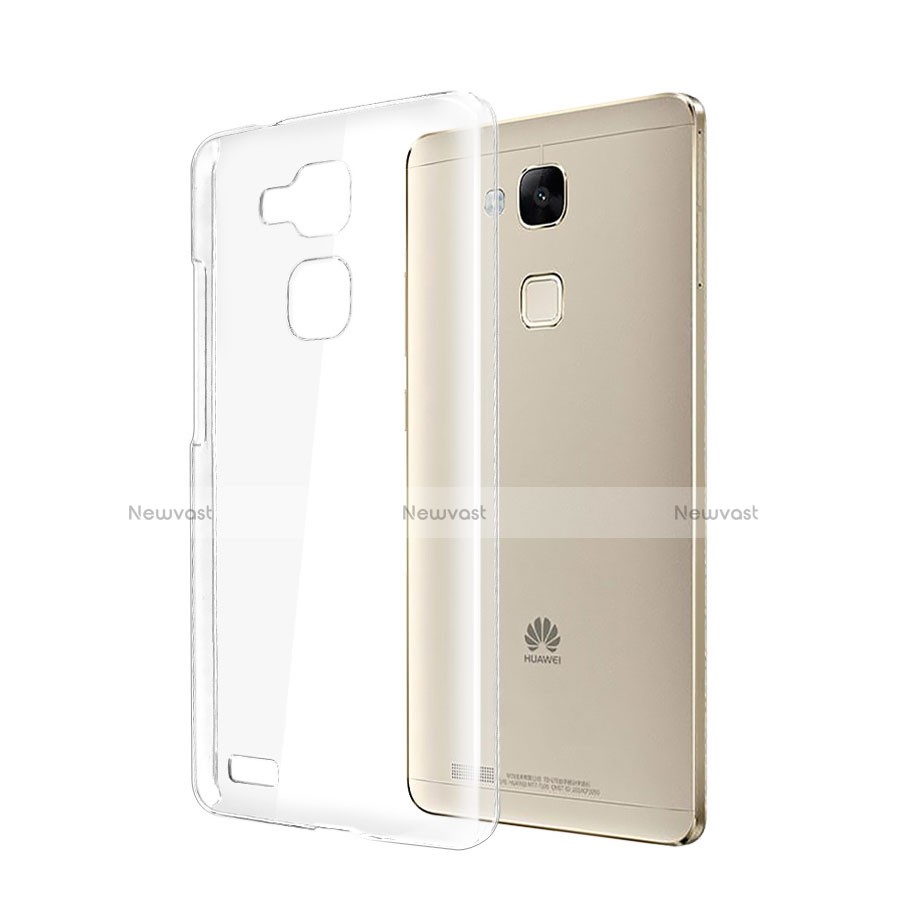 Transparent Crystal Hard Rigid Case Back Cover for Huawei Mate 7 Clear