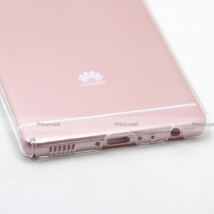 Transparent Crystal Hard Rigid Case Back Cover for Huawei P9 Plus Clear