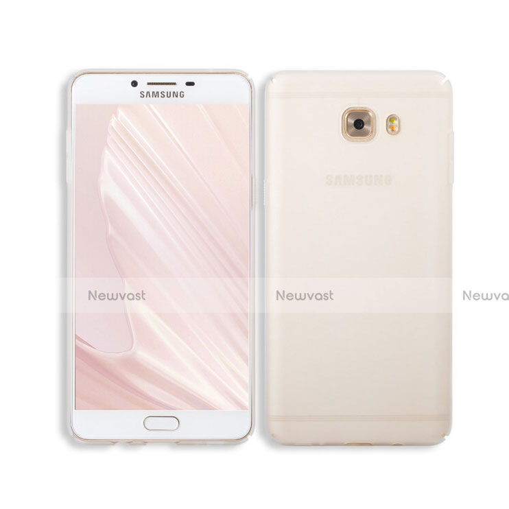Transparent Crystal Hard Rigid Case Back Cover for Samsung Galaxy C9 Pro C9000 Clear