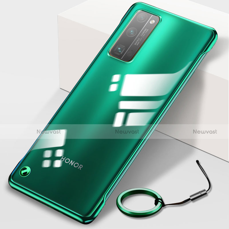 Transparent Crystal Hard Rigid Case Back Cover H01 for Huawei Honor 30 Pro+ Plus Green