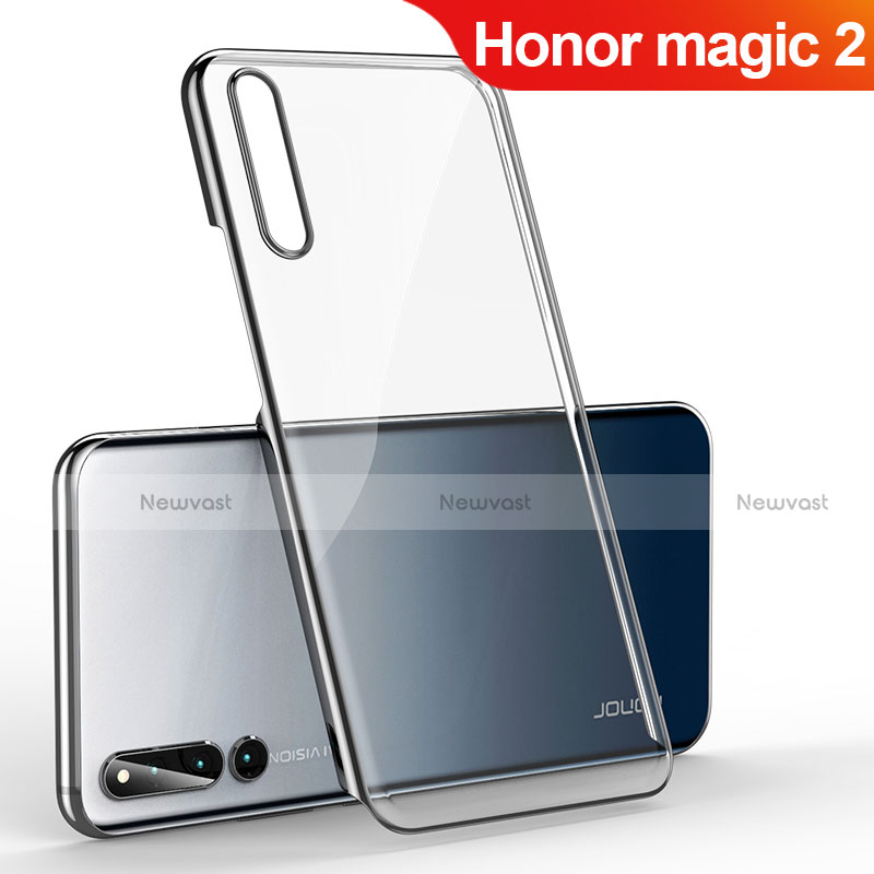 Transparent Crystal Hard Rigid Case Back Cover H01 for Huawei Honor Magic 2 Black