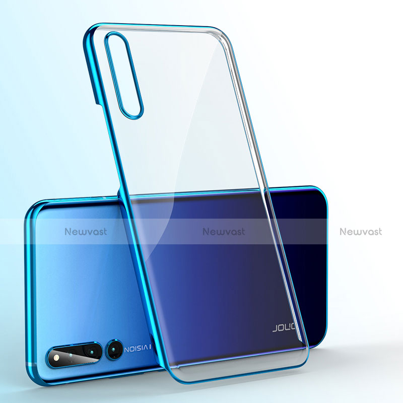 Transparent Crystal Hard Rigid Case Back Cover H01 for Huawei Honor Magic 2 Blue