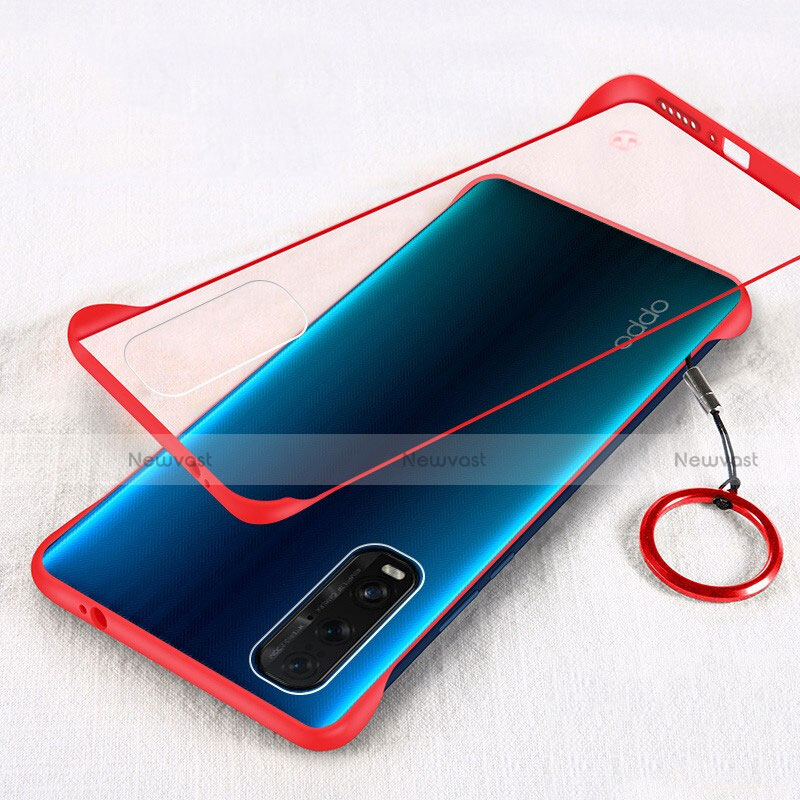 Transparent Crystal Hard Rigid Case Back Cover H01 for Oppo Find X2
