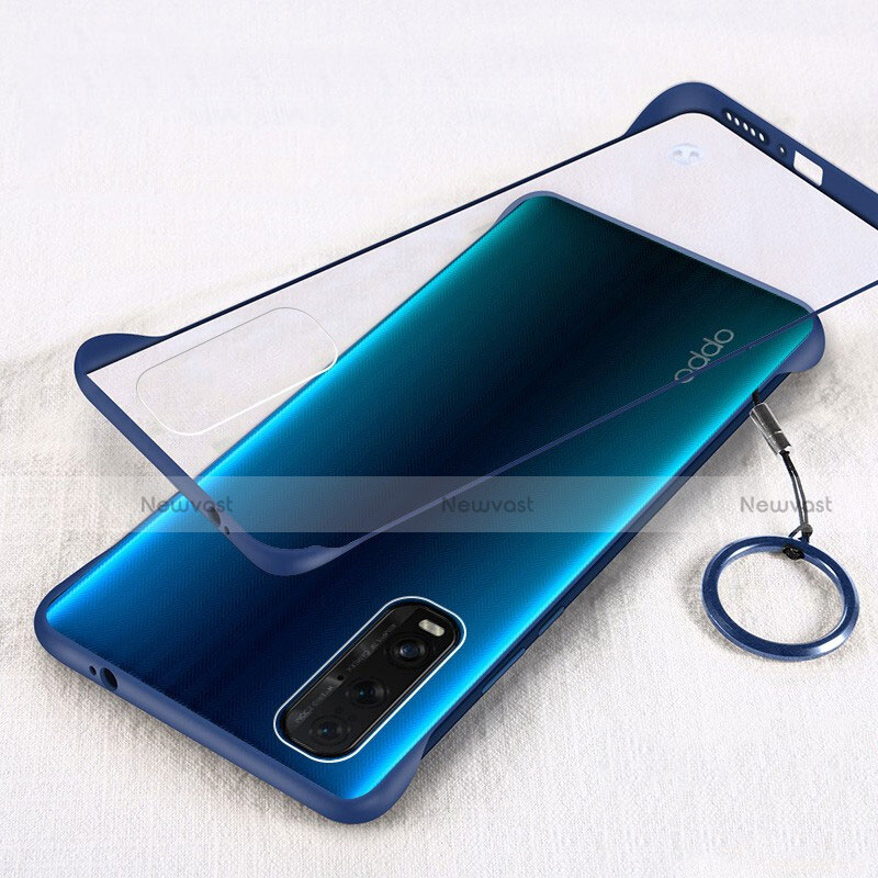 Transparent Crystal Hard Rigid Case Back Cover H01 for Oppo Find X2