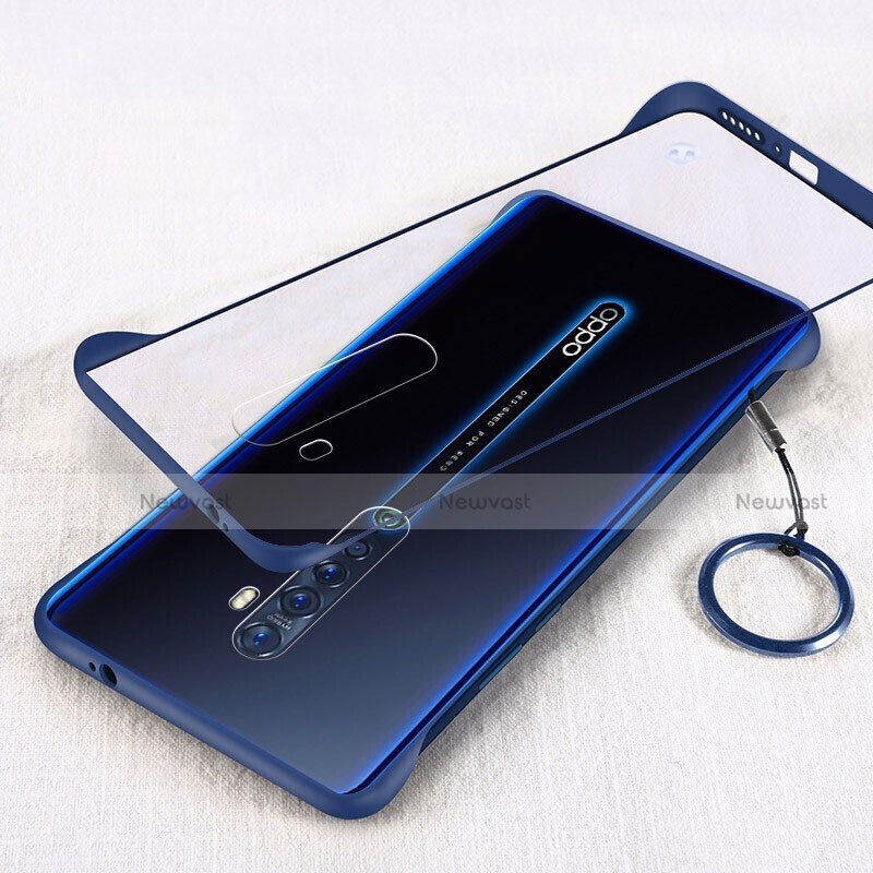 Transparent Crystal Hard Rigid Case Back Cover H01 for Oppo Reno2