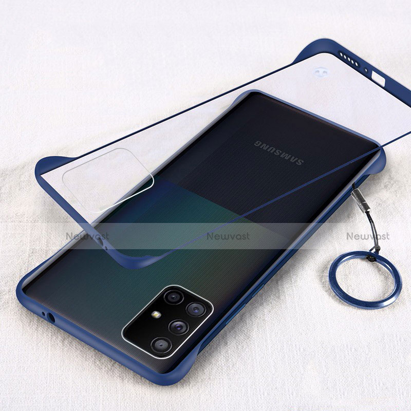 Transparent Crystal Hard Rigid Case Back Cover H01 for Samsung Galaxy A71 5G