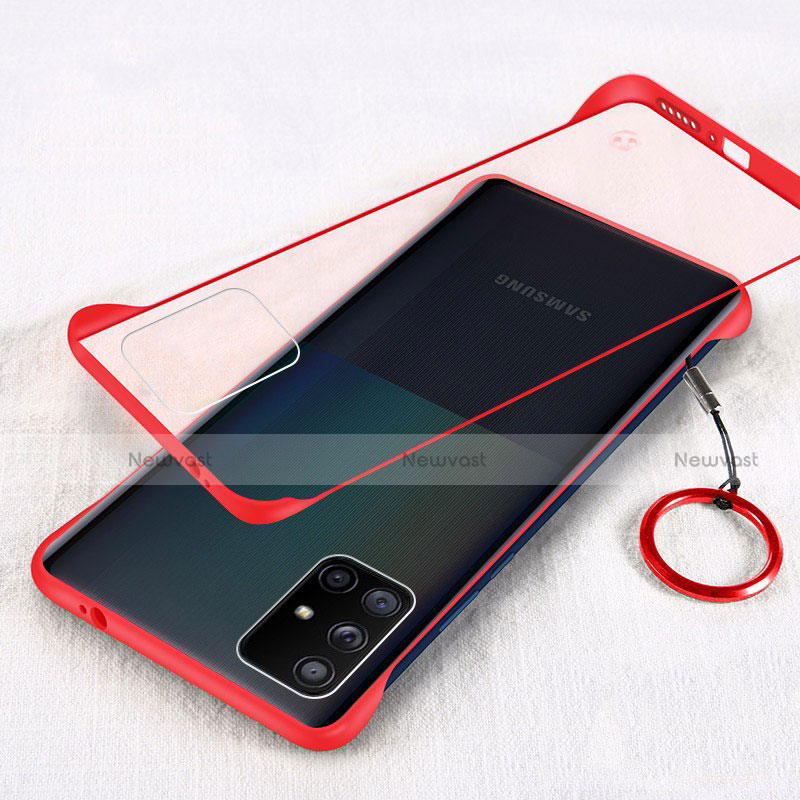 Transparent Crystal Hard Rigid Case Back Cover H01 for Samsung Galaxy A71 5G