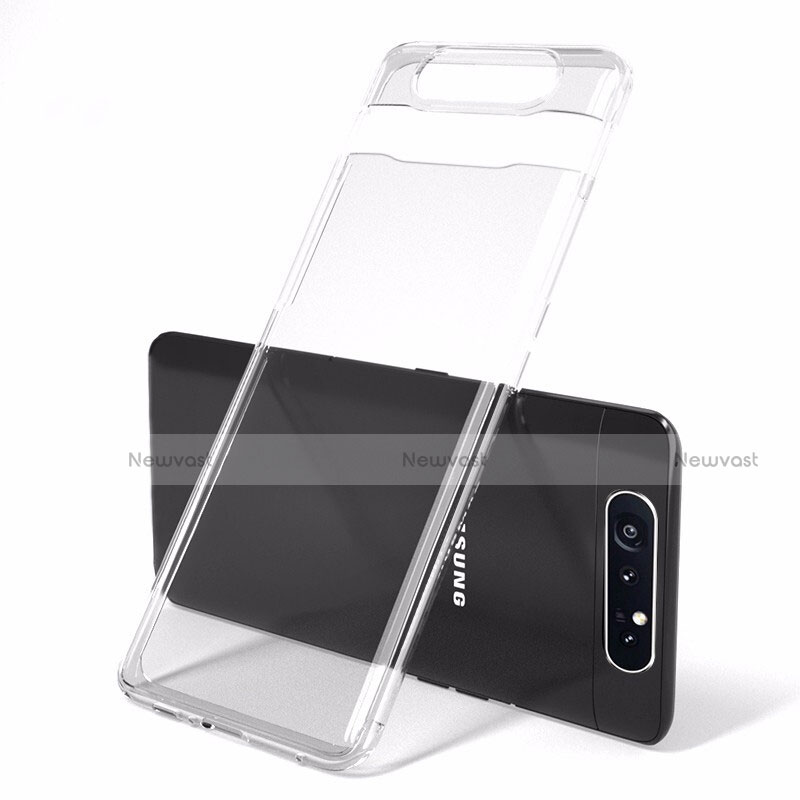 Transparent Crystal Hard Rigid Case Back Cover H01 for Samsung Galaxy A90 4G