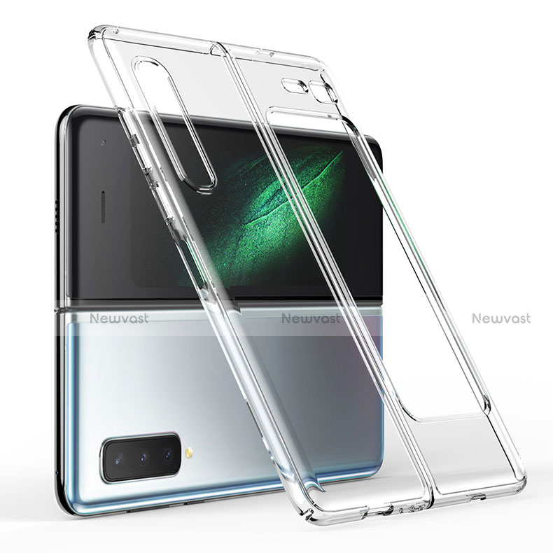 Transparent Crystal Hard Rigid Case Back Cover H01 for Samsung Galaxy Fold