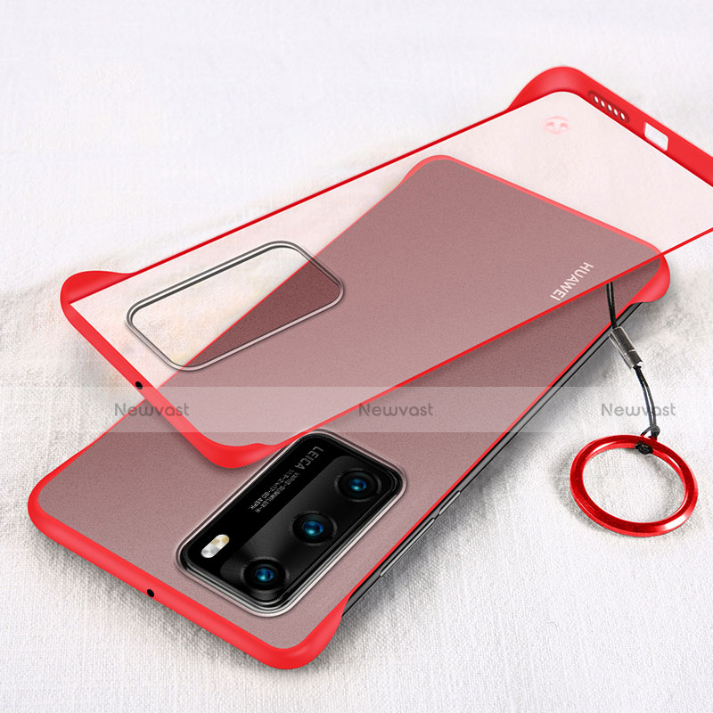 Transparent Crystal Hard Rigid Case Back Cover H02 for Huawei P40