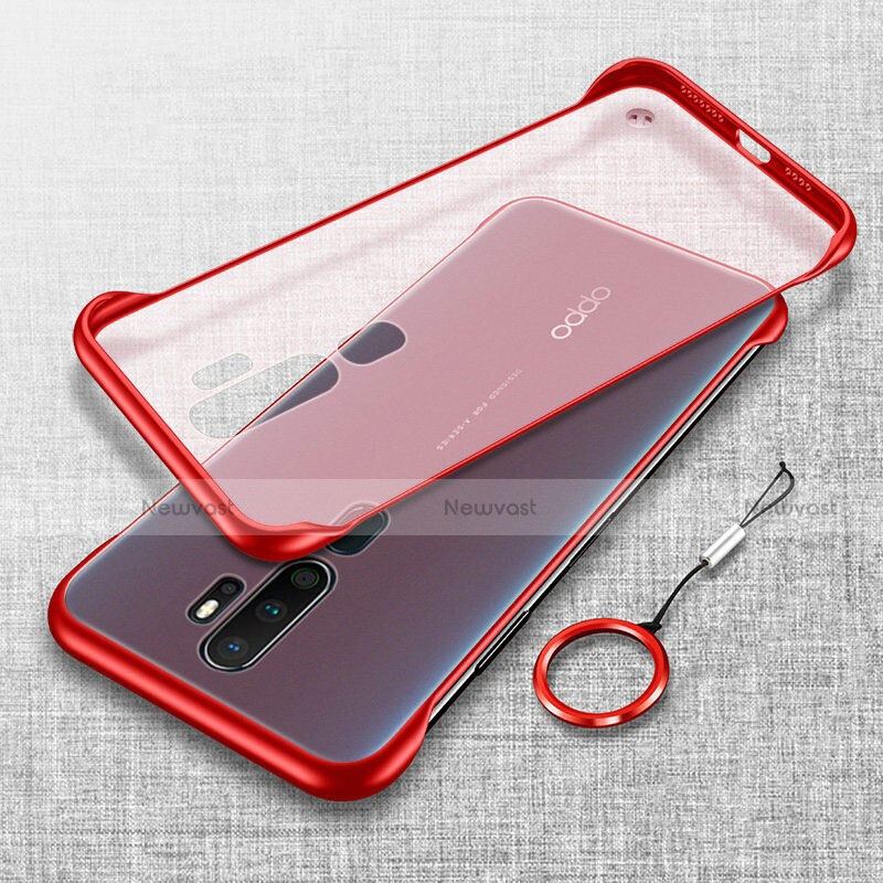 Transparent Crystal Hard Rigid Case Back Cover H02 for Oppo A9 (2020)