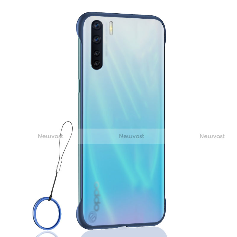 Transparent Crystal Hard Rigid Case Back Cover H02 for Oppo A91
